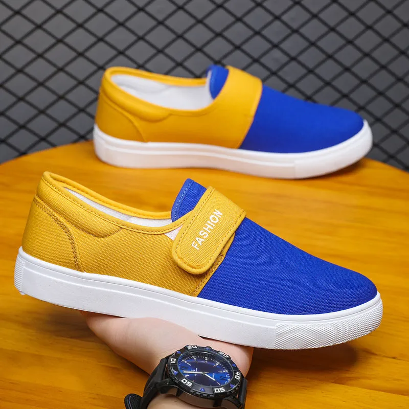 Canvas Flat Velcro Sneakers