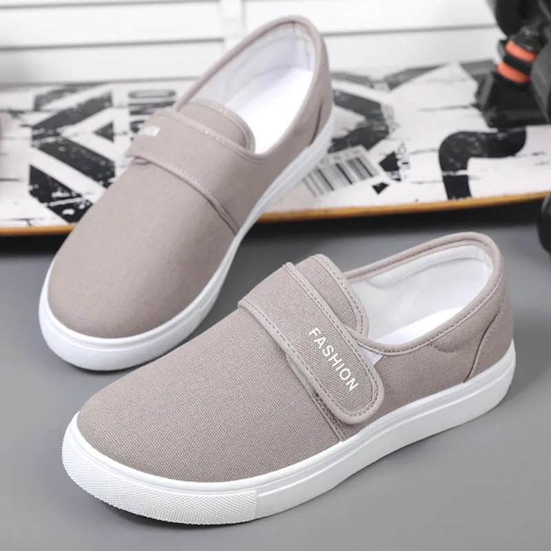 Canvas Flat Velcro Sneakers