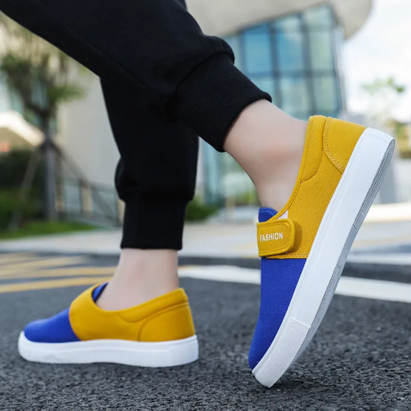 Canvas Flat Velcro Sneakers