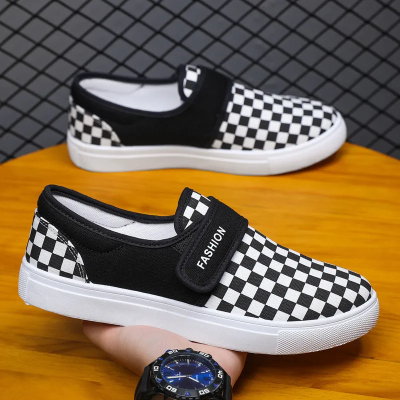 Canvas Flat Velcro Sneakers