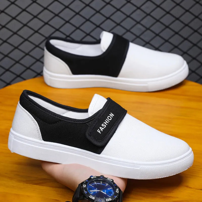 Canvas Flat Velcro Sneakers