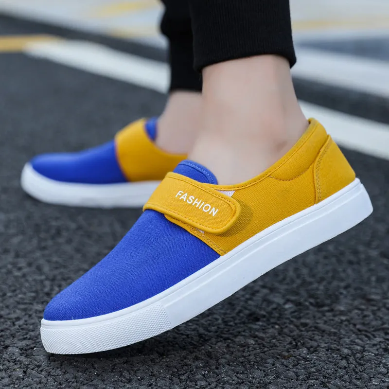 Canvas Flat Velcro Sneakers