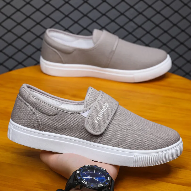 Canvas Flat Velcro Sneakers