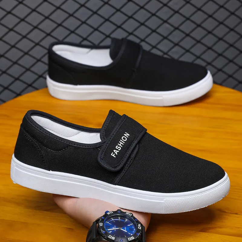 Canvas Flat Velcro Sneakers