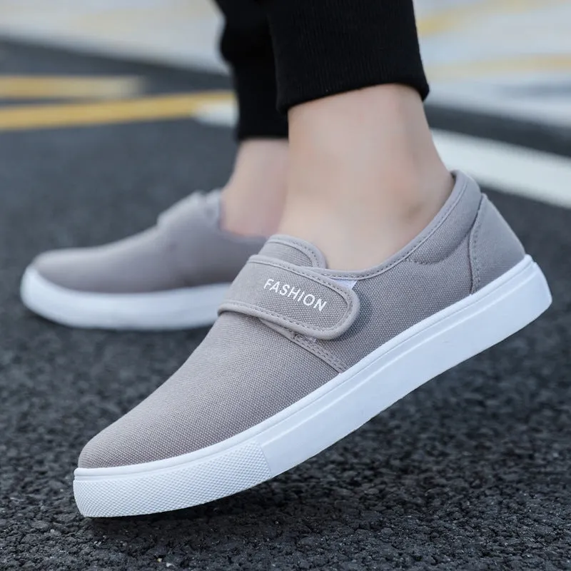Canvas Flat Velcro Sneakers