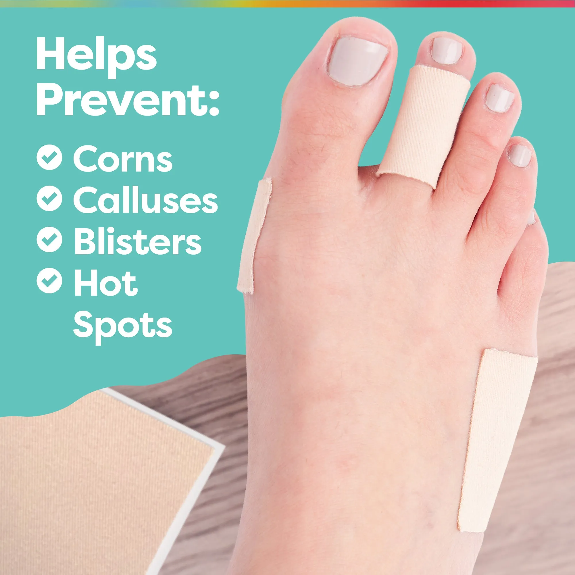 Cotton Moleskin Blister Prevention Sheets