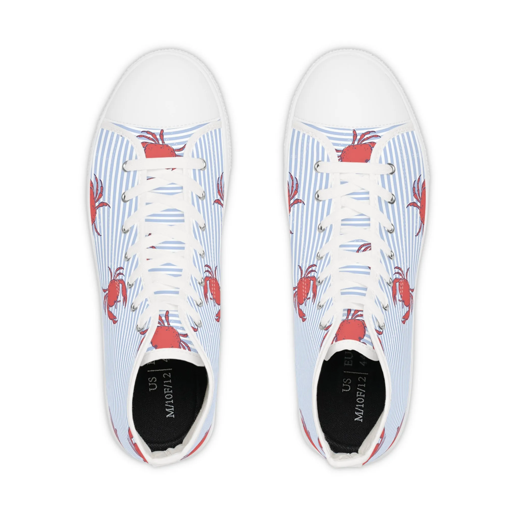 Crab Men's High Top Sneakers
