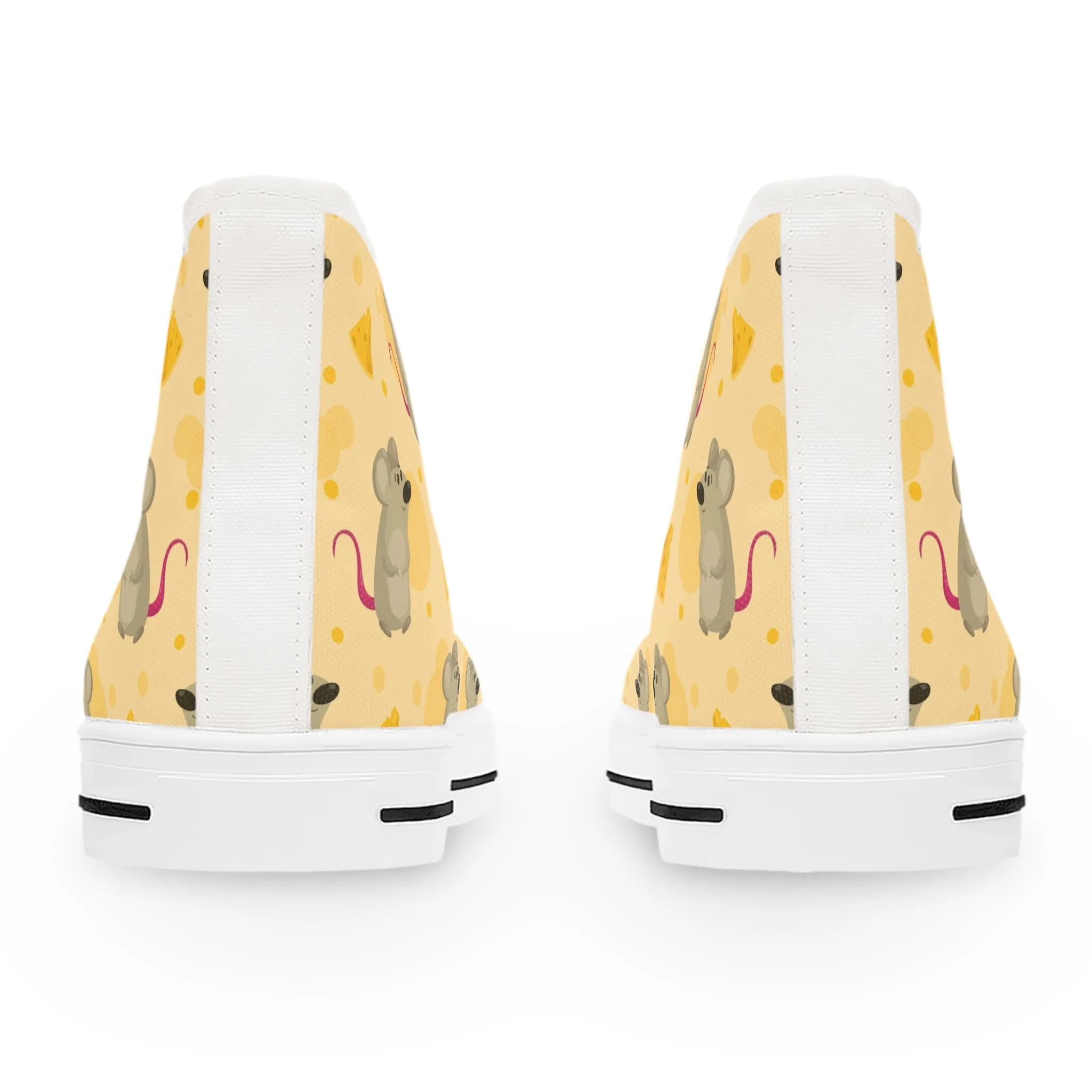 Mouse with Cheese Women's High Top Sneakers