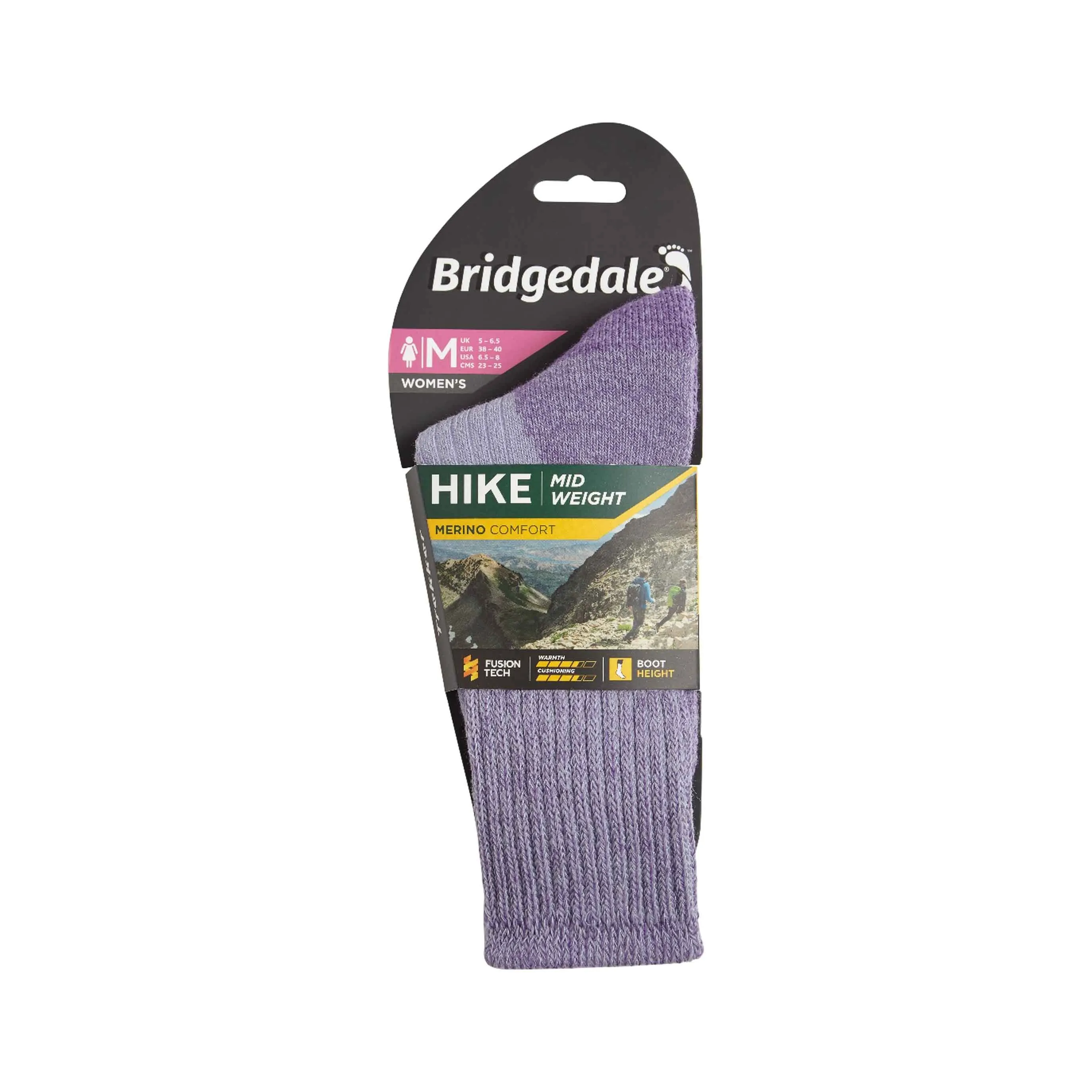 Womens Hike Mid Weight Comfort Socks