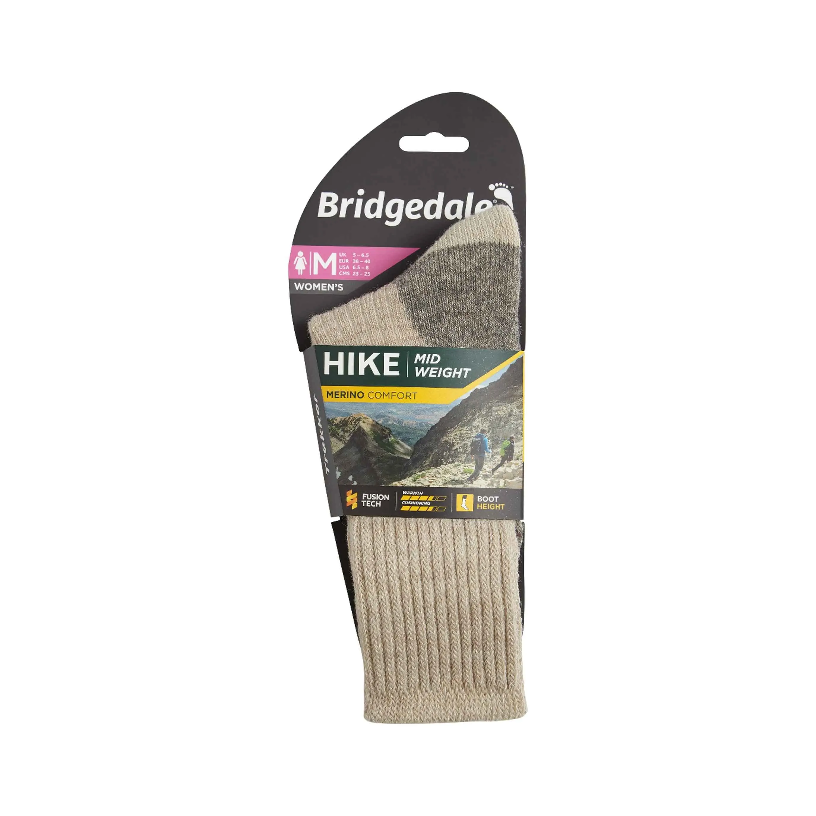 Womens Hike Mid Weight Comfort Socks